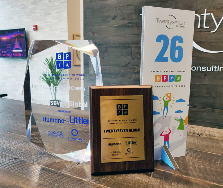 27Global Named One of Kansas City's Best Places to Work Software