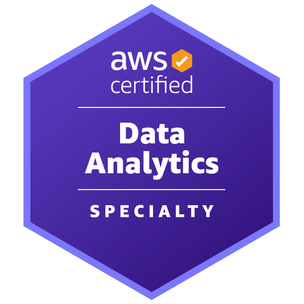 aws certified data analytics specialty certification logo