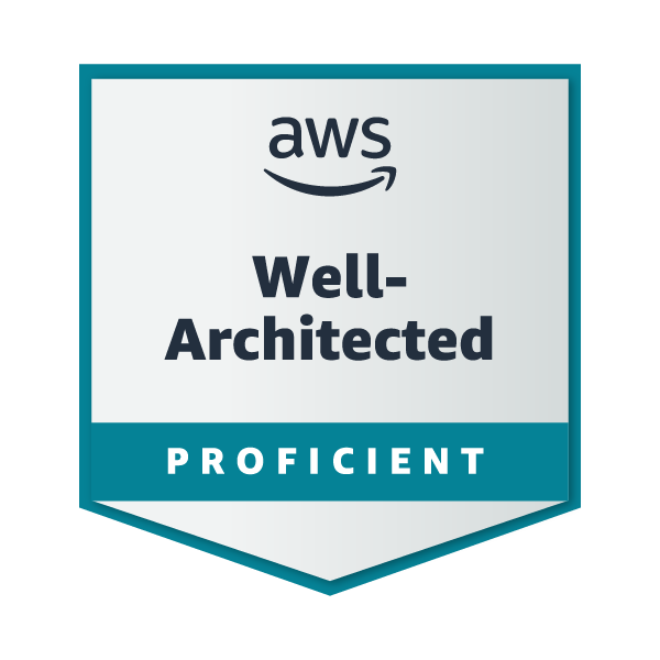 aws well arch proficient badge